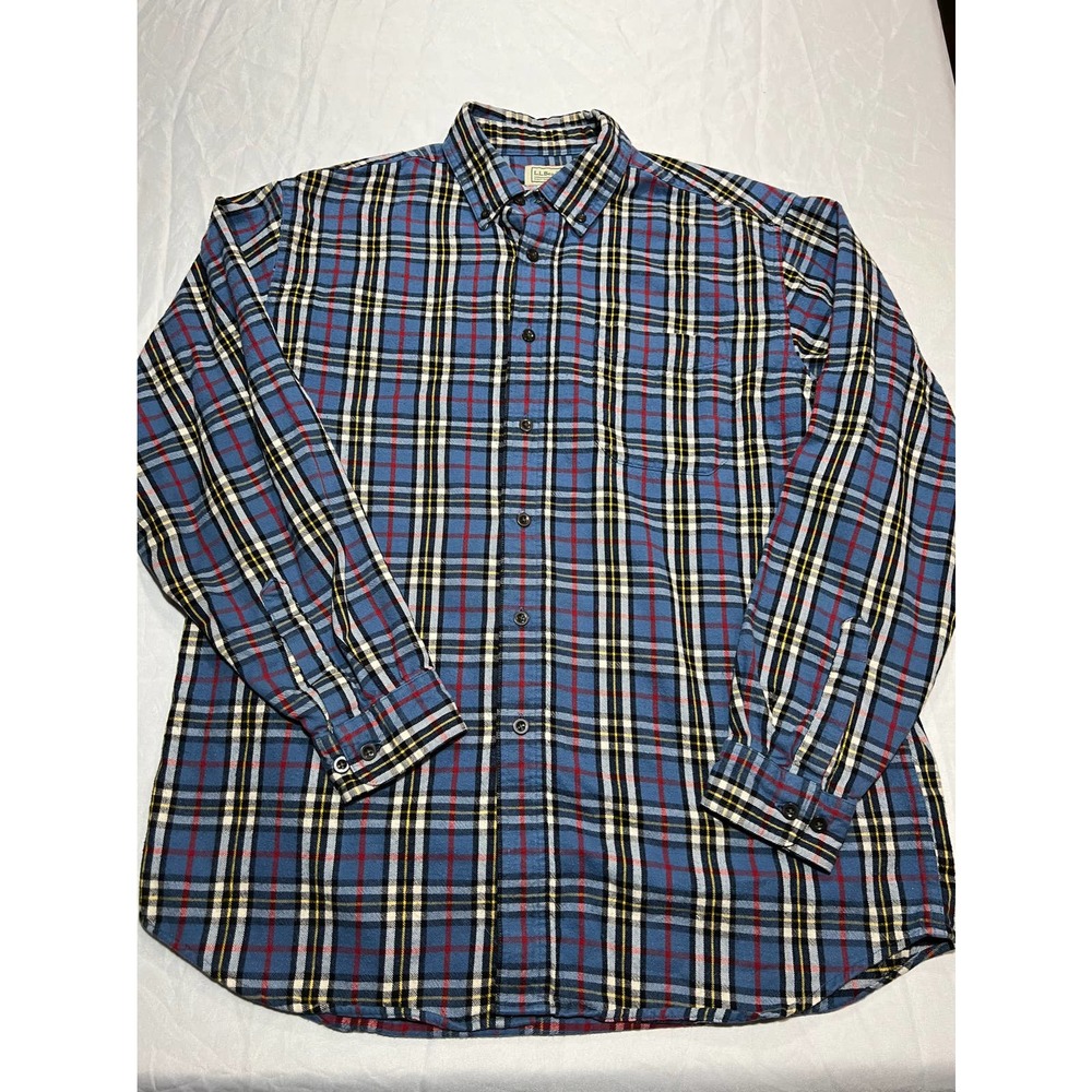 Men’s L.L. Bean flannel button up medium